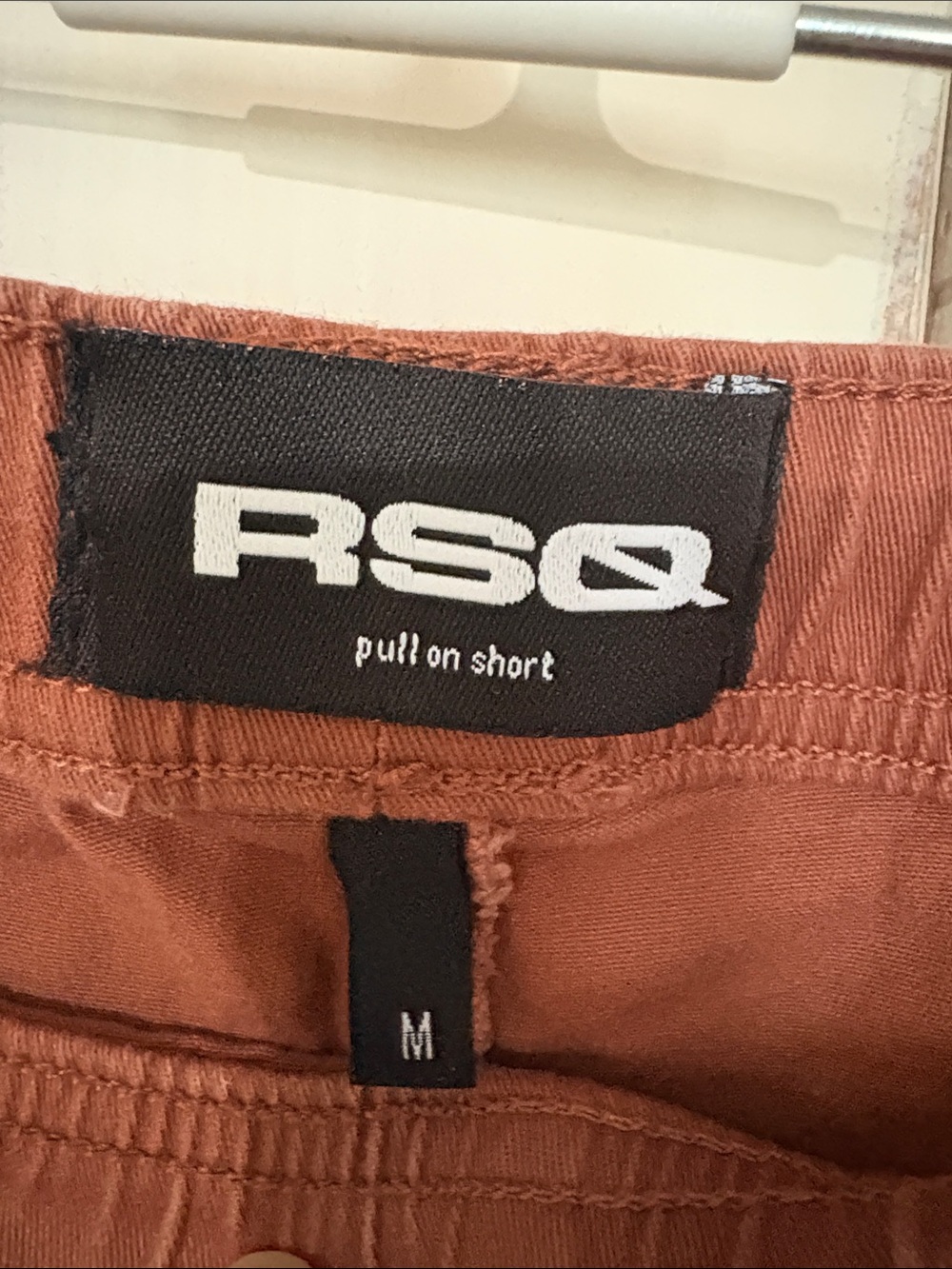 RSQ Men's Rust Drawstring Shorts - Picture 2 of 4